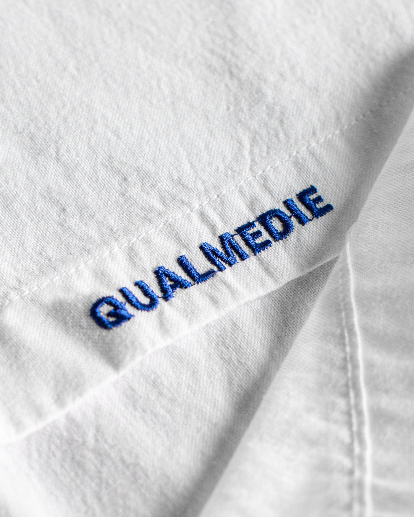 QLMD HEMD - Qualmedie weiß/dunkelblau