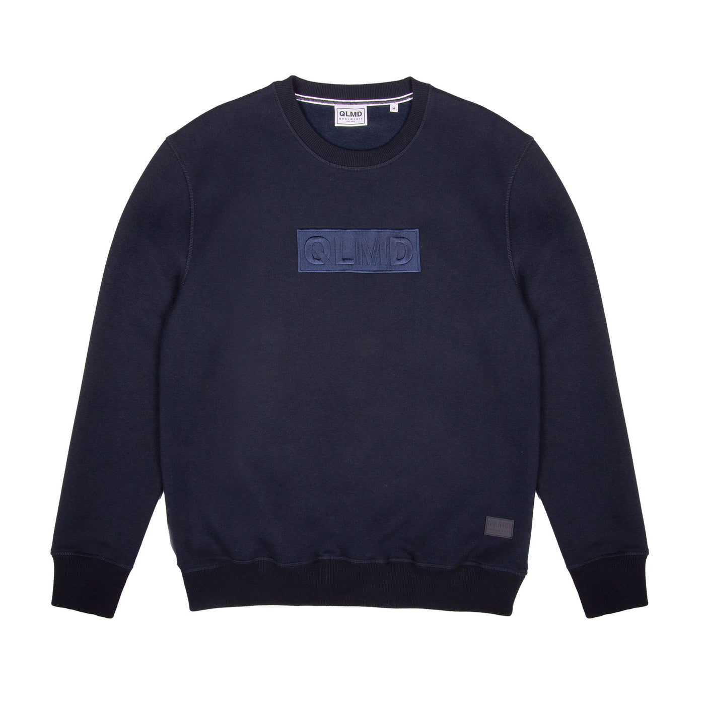 QLMD Sweater Stick Aufnäher dunkelblau