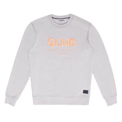 QLMD Sweater 3D eisgrau