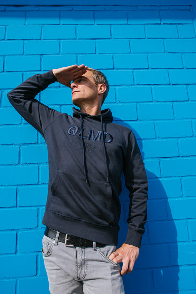 QLMD Hoodie 3D dunkelblau