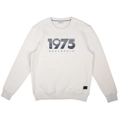 Qualmedie Sweater Stick 1975 eisgrau